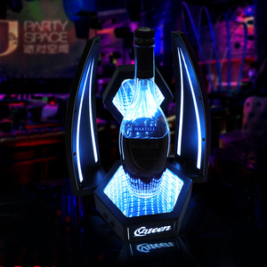 Wan Zhan LED Wine Stand For Martell Cognac 700ml Modern <b>Display</b> <b>Rack</b> With Blue Light Decoration - Product Image 3