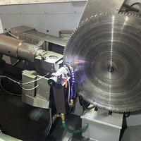 Machine de rectification universelle CNC pour lames de scie circulaires en alliage, commande PLC, multi-tension (220V/380V), usage intensif