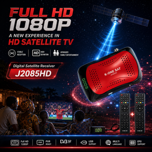 Receptor de Satélite DVB-S2 Full HD 1080P, Decodificador de TV Digital HD FTA con Función PVR USB HDMI - Product Image 3