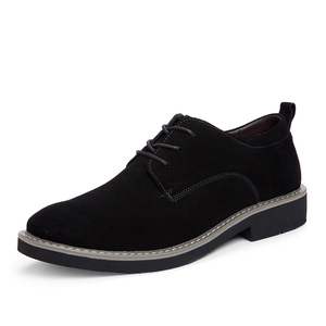 Chaussures habillées en cuir pour hommes, confortables, durables, à lacets, couture tendance, décontractées - Product Image 2