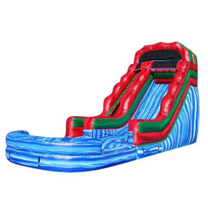 Tobogán Inflable y Piscina para Niños, <span class=keywords><strong>Parque</strong></span> de Diversiones al Aire Libre - Product Image 1