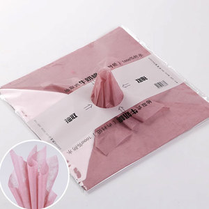 Papel de Envolver Flores de Algodón Impermeable Personalizado al por Mayor, Suministros para Floristas, Papel de Seda para Ramos Florales de 30*30cm, Papel de Forro - Product Image 1