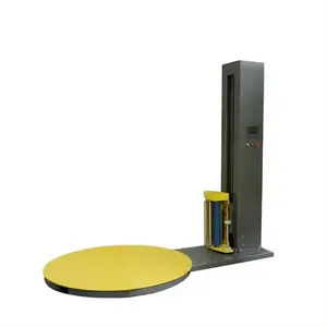 Yüksek kaliteli sarma rotasyon tepsi ambalaj makine streç film sarıcı palet sarma makinesi