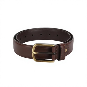 Cinturón de Cuero Ecológico Hecho a Mano con Hebilla Cuadrada de Acero, Estilo Formal para Hombre, Impermeable, Precio Económico - Product Image 3