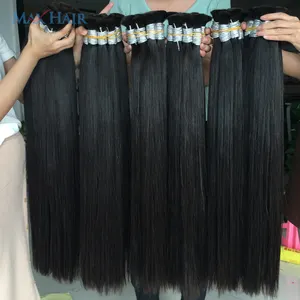 Livraison gratuite au brésil cheveux de vison en vrac cheveux vierges droits prix de gros humains 100% cheveux bruts naturels 10A