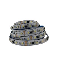 Bande LED DMX Pixel flexible 60leds/m puissance réglable RGBW SMD5050 IC Type UCS512 bande DMX adressable LED
