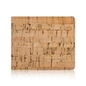 Boshiho Customized Logo <b>RFID</b> <b>Blocking</b> Slim Card Holder <b>Wallet</b> Bifold Vegan Cork Card Holder Eco Friendly <b>Wallet</b> for Women - Product Image 2