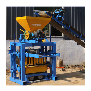 Khối bê tông Máy làm giá <span class=keywords><strong>QTJ4</strong></span>-<span class=keywords><strong>35</strong></span> Uganda thủy lực DIESEL lát gạch Máy làm - Product Image 1