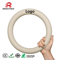 Anneau de musculation Rongan Yoga Pilates 5/8/10/15 LB avec surface en silicone antidérapante, logo personnalisé, pour fitness, gym, maison, Power Ring