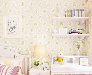 Carta <span class=keywords><strong>da</strong></span> Parati Autoadesiva Non Tessuta con Orsetti Cartoon Romantici e Caldi per Camere di Bambini e Ragazzi, Decorazione Completa per Pareti - Product Image 4