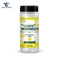 Poudre désodorisante pour animaux de compagnie, shampoing sec pour tapis, éliminateur d'odeurs pour chiens, chats, lapins, sans parfum, arôme citron, flacon doseur 300g