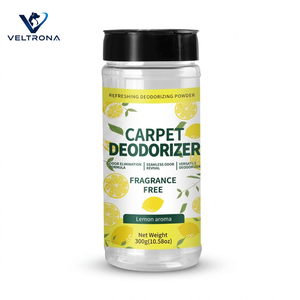 <span class=keywords><strong>Poudre</strong></span> désodorisante pour animaux de compagnie, shampoing sec pour tapis, éliminateur d'odeurs pour chiens, chats, lapins, sans parfum, arôme citron, flacon doseur 300g - Product Image 1