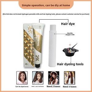 Tinta per <span class=keywords><strong>Capelli</strong></span> Semipermanente JiaYing Organica Senza Ammoniaca di Alta Qualità per Uso Professionale, Colore Singolo Copre i <span class=keywords><strong>Capelli</strong></span> Grigi Multi-Tono - Product Image 4