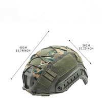 Casque de camouflage tactique spécial extérieur le plus vendu, motif camouflage multicolore en option, housse de casque en tissu camouflage