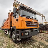 شاحنة قلابة ثقيلة مستعملة شاكمين F3000 8x4 بسعة 11-20 طن، محرك ديزل ويتشاي 12 أسطوانة بقوة 451-500 حصان، يورو 3، >8 لتر، توجيه يساري
