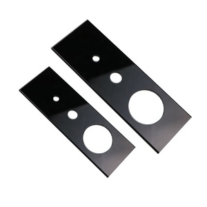 Vente en gros de feuilles de <span class=keywords><strong>verre</strong></span> <span class=keywords><strong>trempé</strong></span> noir imprimées à l'écran, personnalisées, 1 mm, 2 mm, 3 mm - Product Image 5