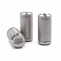 Pièce usinée CNC sur mesure en usine, écrou moleté de précision en acier inoxydable SUS304, composant métallique usiné