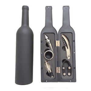 5 pièces vin tire-bouchon <span class=keywords><strong>Screwpull</strong></span> Kit d'accessoires personnalisé ouvre-bouteille de vin ensemble vin cadeau ensemble - Product Image 1