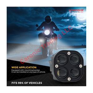 Roadpower sáng dẫn ánh sáng sương mù với độ sáng cao và thiết kế thời tiết hoàn hảo để tăng cường khả năng hiển thị - Product Image 4