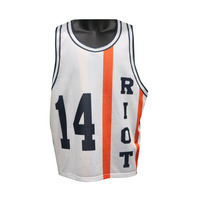 Jersey Lacrosse Pakaian Reversibel, Jersey Lacrosse Longgar Cepat Kering