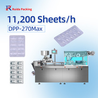 Machine d'emballage sous blister en PVC pour papier DPP250, machine d'emballage sous blister pour scalpel et ampoule avec fonction d'impression