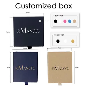 eManco (коробки с индивидуальным логотипом) 2,5 см: подарочные коробки для ожерелий, браслетов, серег оптом и с прямой доставкой. Свяжитесь с продавцом. - Product Image 2