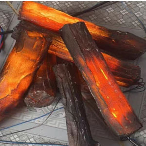 Luz con motivo de madera de Fresno resplandeciente a prueba de lluvia, hoguera, fiesta, llama, chimenea de vapor electrónica, lavabo, Dionysus, desfile de carnaval, antorcha - Product Image 3