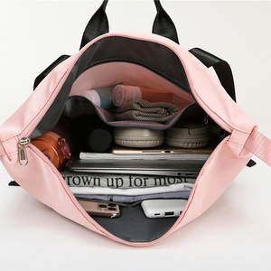 Lightweight <b>Waterproof</b> Nylon Backpack for Women Dry Wet Separation Compartment Multi-Function Travel <b>Bag</b> - Product Image 4