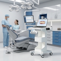 Carrito Móvil para Hospital con Soporte para Escáner Oral y Endoscopio para Uso Integral