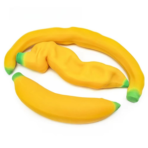 Juguete Sensorial Antiestrés de Plátano Simulado al por Mayor, Bola de Compresión de Rebote Lento para Aliviar la Ansiedad, Juguetes Fidget - Product Image 1