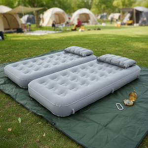 Colchón <span class=keywords><strong>Inflable</strong></span> Individual Apilable de Varias Piezas con Almohadas Inflables y Bomba Eléctrica Integrada - Product Image 1