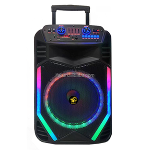Karaoké professionnel Parlante Bass <span class=keywords><strong>Booster</strong></span> Lights Connexion USB/AUX/TV pour la fête à la maison, le divertissement - Product Image 2