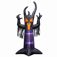 Décoration de jardin gonflable lumineuse en forme d'arbre démoniaque pour une ambiance festive d'Halloween – Meilleure vente transfrontalière
