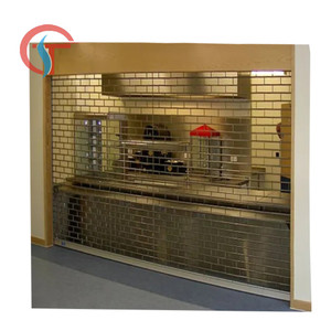 Entrace Cửa Hàng Rõ Ràng Trong Suốt Con Lăn Lưới Màn Trập Cửa Hàng Phía Trước Màn Trập - Product Image 5