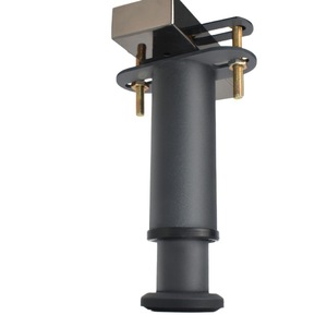 Pied de meuble en métal, support de lit télescopique réglable en hauteur, couleur brossée, style moderne et simple - Product Image 1