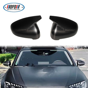Coques de rétroviseurs latéraux en fibre de carbone véritable pour Audi A4 S4 A5 S5 style ABT, à coller sur les rétroviseurs, 2009-2011 - Product Image 5