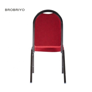 Nouvelle conception brevetée, chaise de salle à manger en fer rouge moderne, chaise de salle à manger en métal pour mariage - Product Image 5