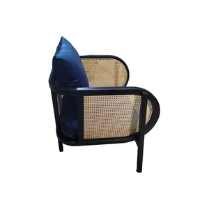 เก้าอี้เลา<span class=keywords><strong>น</strong></span>จ์พร้อมเบาะรอง<span class=keywords><strong>น</strong></span>ั่งโครงไม้พนักพิงสูงสีหวายตามสั่ง - Product Image 2