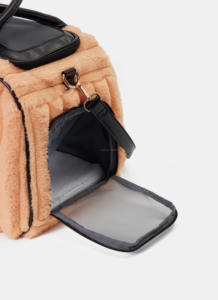 Toptan <span class=keywords><strong>Pet</strong></span> taşıma çantası peluş sıcak köpek taşıma çantaları rahat evcil taşıyıcı küçük köpek kedi için - Product Image 4