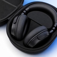 Étui noir en EVA pour casque supra-auriculaire avec fermeture éclair, coque rigide antichoc, étanche, grande capacité de rangement et de transport pour le gaming