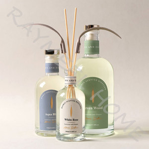 In pelle tinta unita eco-friendly Rattan olio Stick bottiglia foglia accenti aromaterapia Reed diffusore lavanda <span class=keywords><strong>profumo</strong></span> decorazione per la casa aria - Product Image 1