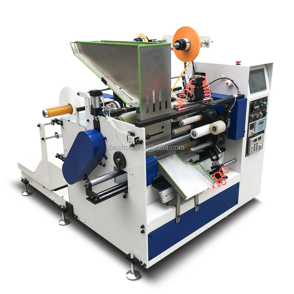 Полностью автоматическая Маскировочная пленка, бумажная предварительно запечатанная машина для изготовления пленки с LDPE HDPE полиэфирная складная пластиковая ткань для покрытия краски