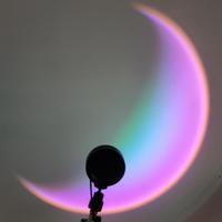 Fábrica de Atacado 360 Cores Atmosfera 16 Ajustável Lâmpada Mini Lâmpada de Luz com Controle Remoto RGB Pôr Do Sol Pôr Do Sol Lâmpada Do Projetor