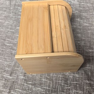 Caja de pan de bambú Soaring de 30x20x15cm con cajón para almacenamiento en la cocina - Product Image 3