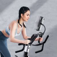 Flexible Metall Silikon Gummi Schwanenhals klemme Magnetischer Schwanenhals Telefon halter für Kinderwagen für Fitness geräte