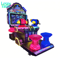 Machine d'arcade de tir Lost Twin Eagles Sqarcade en métal pour 2 joueurs, jeu d'aventure à double pistolet à monnayeur pour centre de divertissement