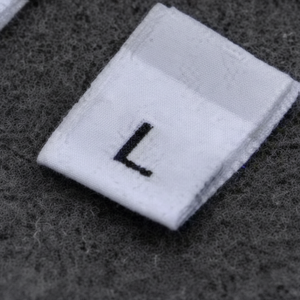 Étiquette tissée personnalisée toutes formes pour vêtements, étiquette de taille de col, étiquette tissée colorée pour bordure de tissu - Product Image 1