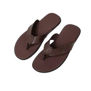 Sandales d'été décontractées à bout ouvert en cuir véritable avec bride en T, semelle extérieure en caoutchouc antidérapante - Product Image 2