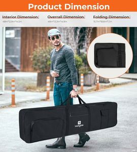 BSCI Factory Customize 25mm Thickening Piano Soft Case Synthesizer <b>Keyboards</b> Music <b>Instrument</b> 61 Keys <b>Keyboard</b> Gig Bag - Product Image 5