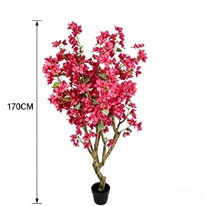 High Quality Real Touch <b>Artificial</b> Silk Bougainvillea <b>Trees</b> Durable <b>Indoor</b> Desktop Plants - Product Image 2